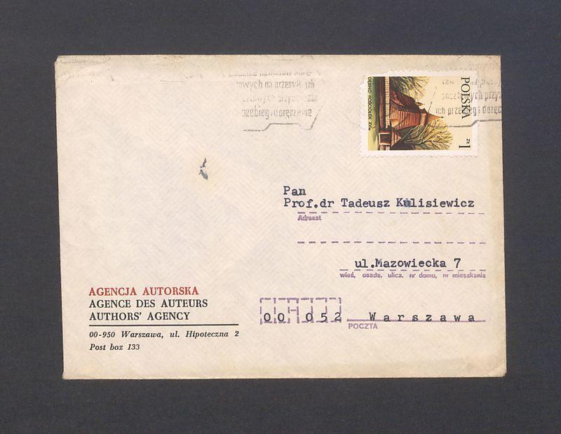 Koperta, nad. Agencja Autorska