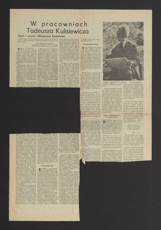 W pracowniach Tadeusza Kulisiewicza