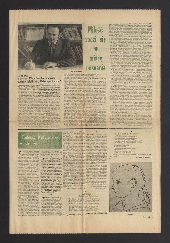 Tadeusz Kulisiewicz w Kaliszu