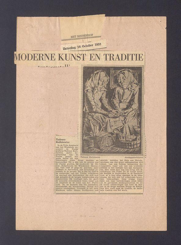 Moderne Kunst en Traditie