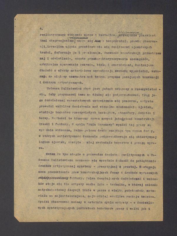 Działalność artystyczna Tadeusza Kulisiewicza jest przykładem konsekwentnego [...]