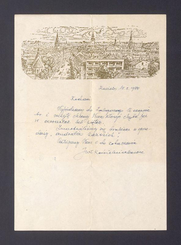 Kochani. Wyjeżdżamy do Zakopanego 16 sierpnia br i wizytę chcemy Wam złożyć [...]