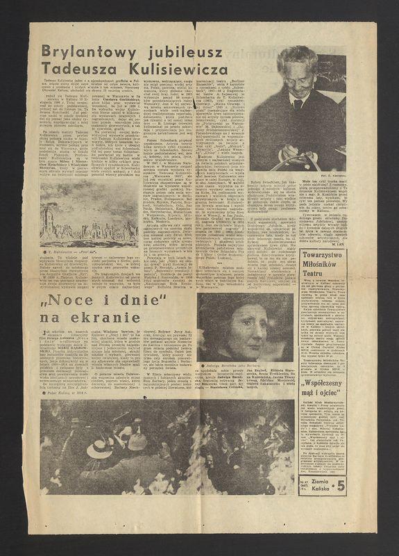 Brylantowy jubileusz Tadeusza Kulisiewicza