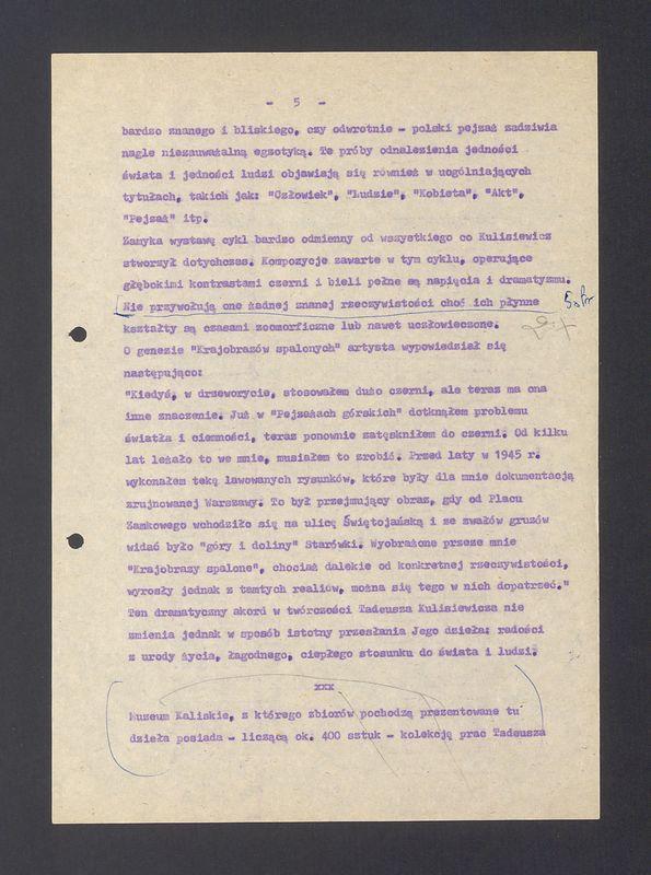 Ludzie i krajobrazy. Nieprzypadkowy jest tytuł wystawy, którą kaliskie muzeum obecnie prezentuje [...]