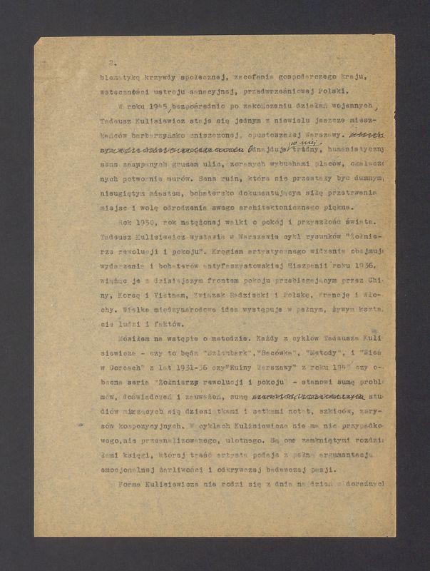 Działalność artystyczna Tadeusza Kulisiewicza jest przykładem konsekwentnego [...]