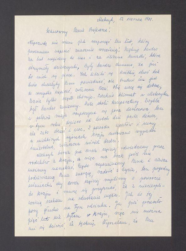 Szanowny Panie Profesorze! Naprawdę nie wiem, jak rozpocząć ten list [...]