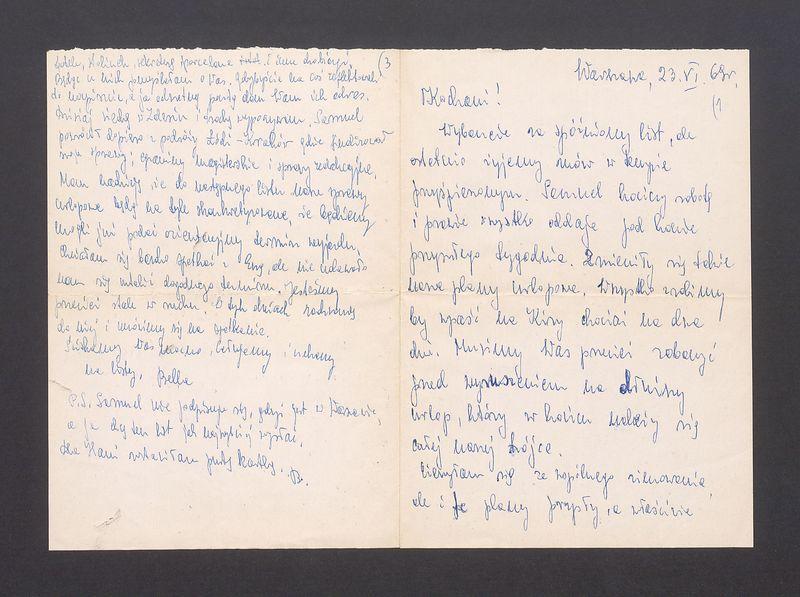 Kochani! Wybaczcie za spóźniony list, ale ostatnio żyjemy znów w tempie przyspieszonym [...]