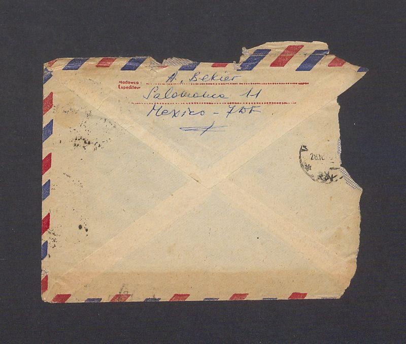 Koperta, adr. Prof. Tadeusz Kulisiewicz