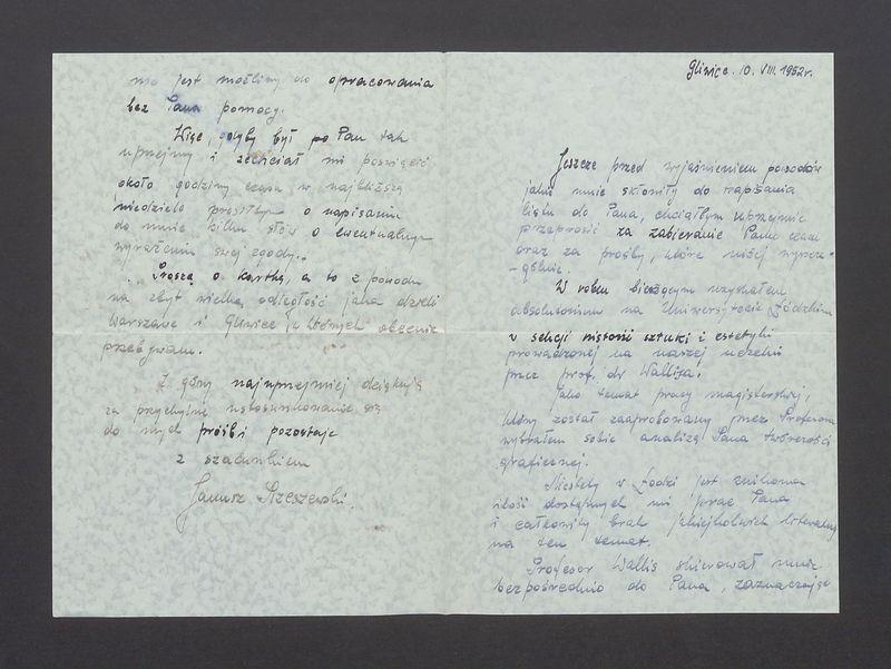 Jeszcze przed wyjaśnieniem powodów, które mnie skłoniły do napisania listu [...]