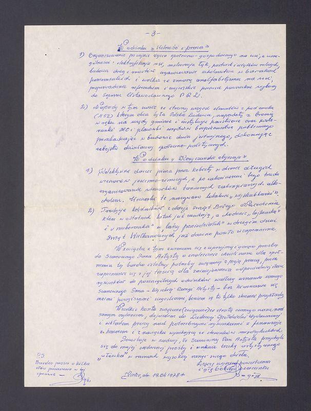 Szanowny Panie Artysto! Miałem sposobność i okazję poznać Szanownego Pana Artystę [...]