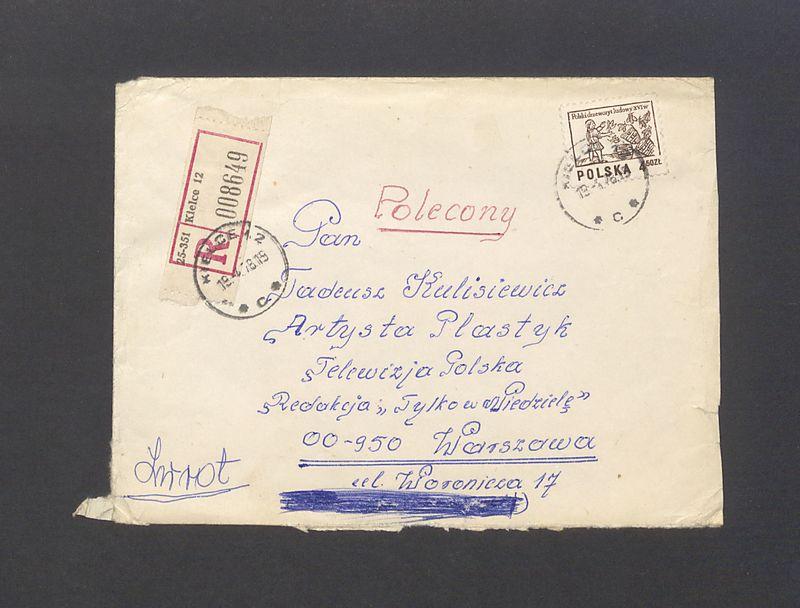 Koperta, nad. Józef Rogóż