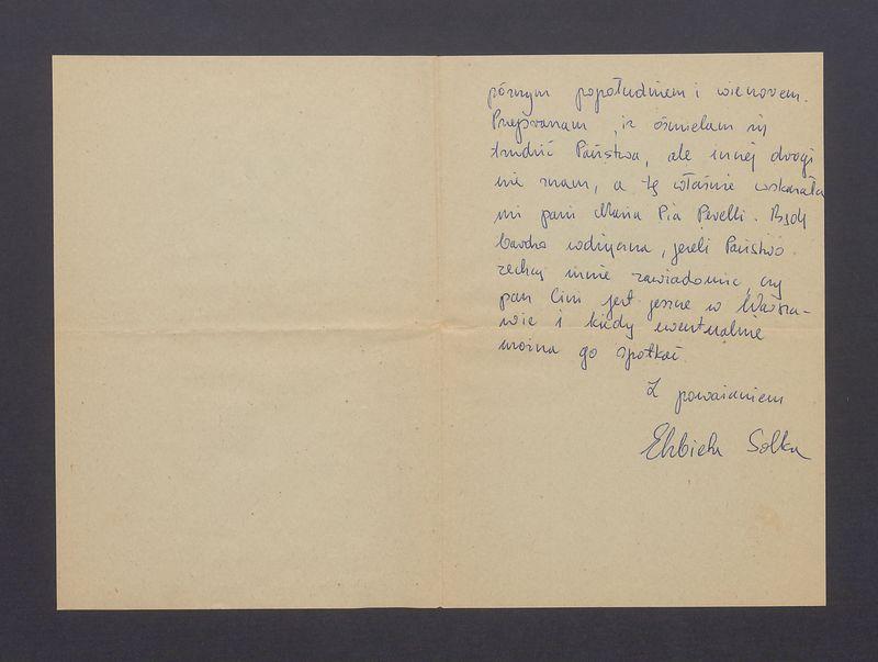 Szanowni Państwo, Jestem znajomą [...]