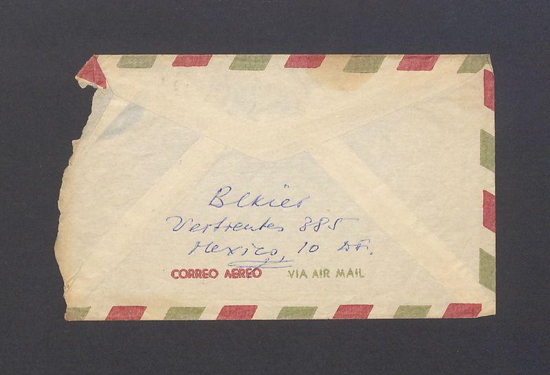 Koperta, adr. Mr. Tadeusz Kulisiewicz