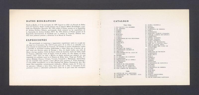 Exposicion de pinturas y dibujos del maestro polaco Tadeusz Kulisiewicz