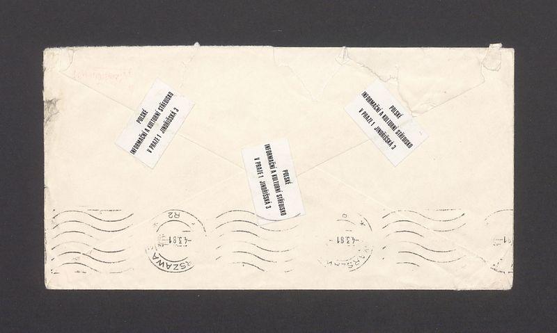 Koperta, nad. Ośrodek Informacji i Kultury Polskiej w Pradze