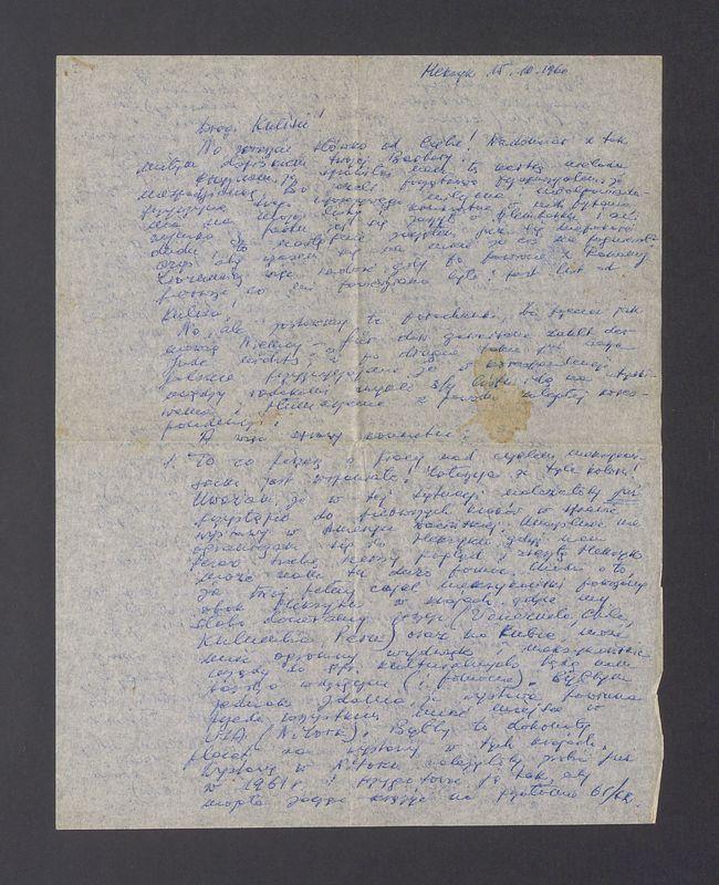 Drogi Kulisie! No, nareszcie słówko od Ciebie [...]