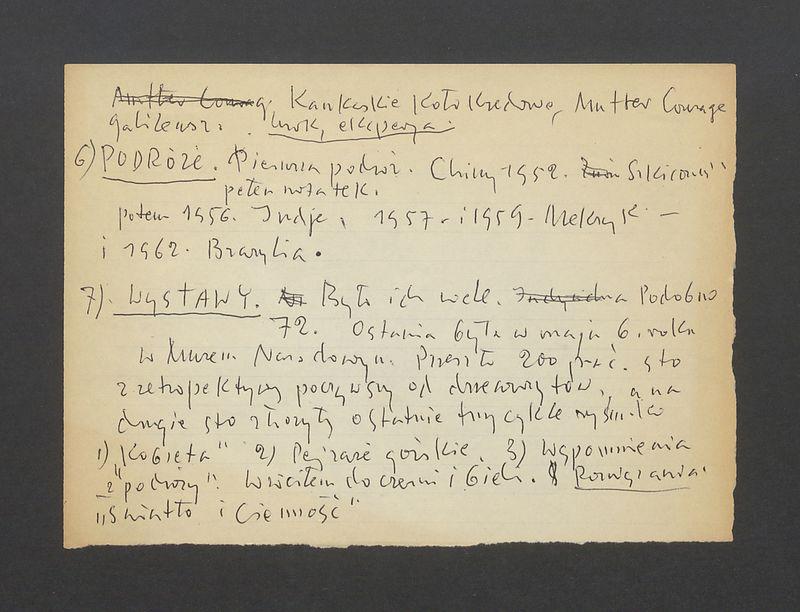 Życiorys artystyczny, cz. 3