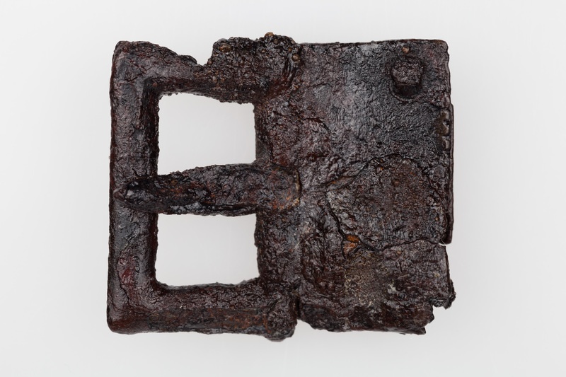 Sprzączka żelazna z prostokątną ramą