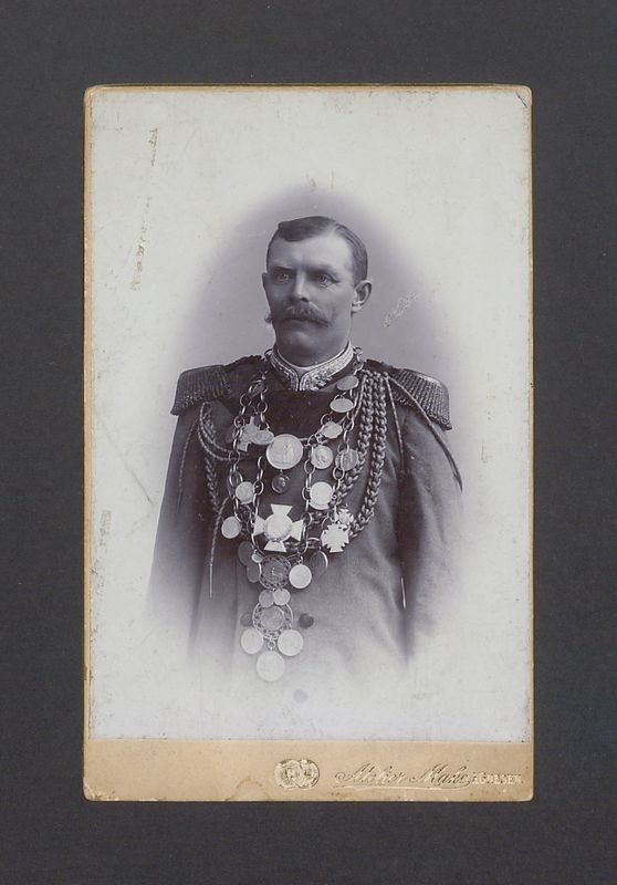 Stanisław Mojecki, król Bractwa Kurkowego z 1906 r.