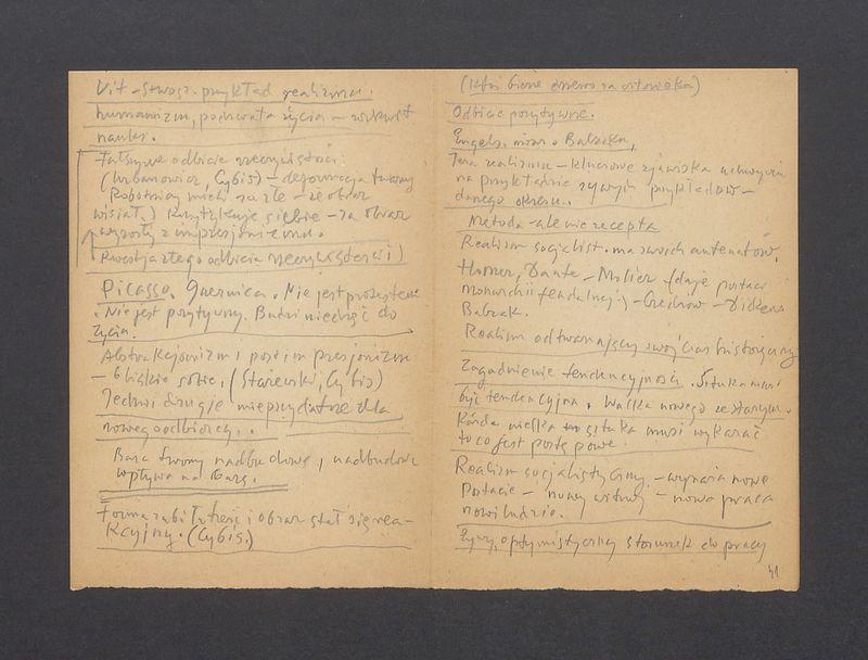 Nie stosunek kontemplacyjny [...]