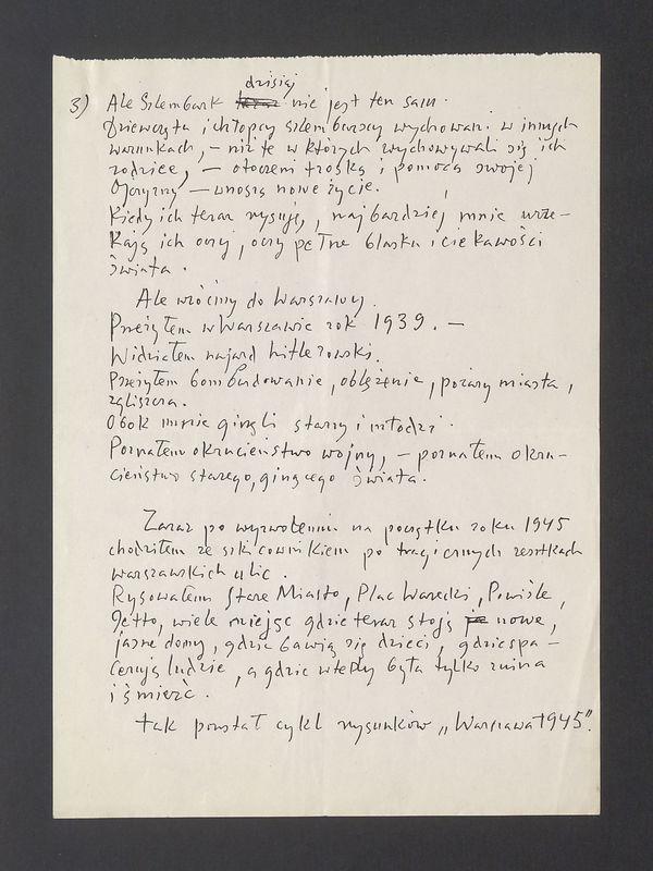 Przemówienie T. Kulisiewicza jako członka Stołecznej Rady Narodowej