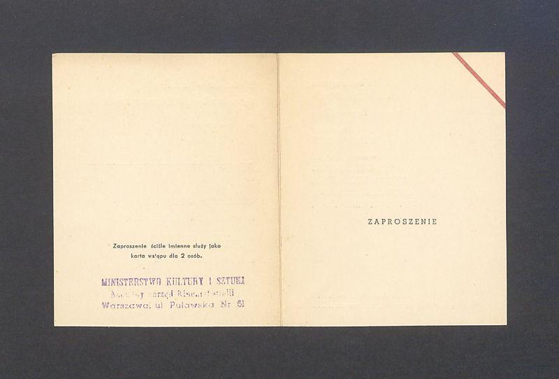 Zaproszenie na premierę filmu "Złodziej brzoskwiń"