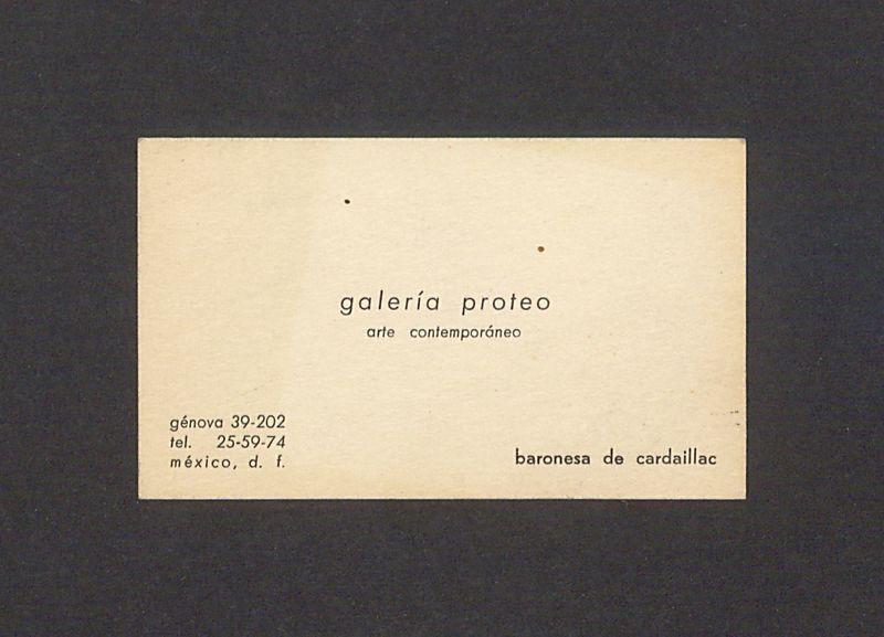 Wizytówka, galeria proteo