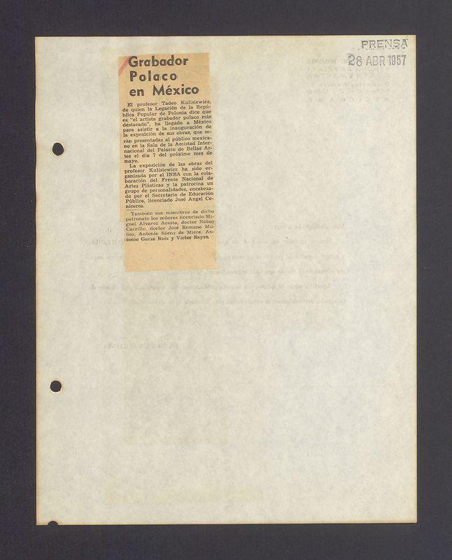 Grabador Polaco en Mexico