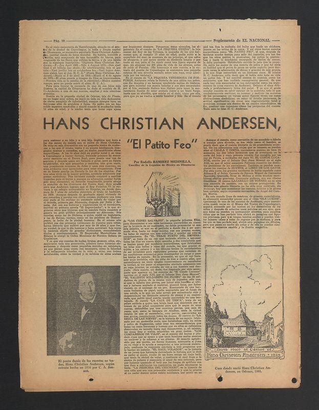 Hans Christian Andersen, "El Patito Feo'