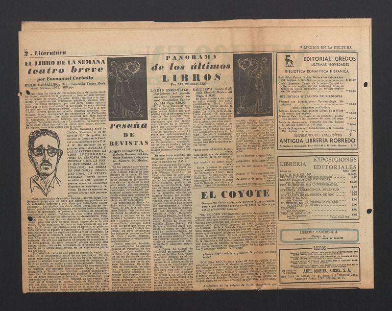 El libro de la semana teatro breve