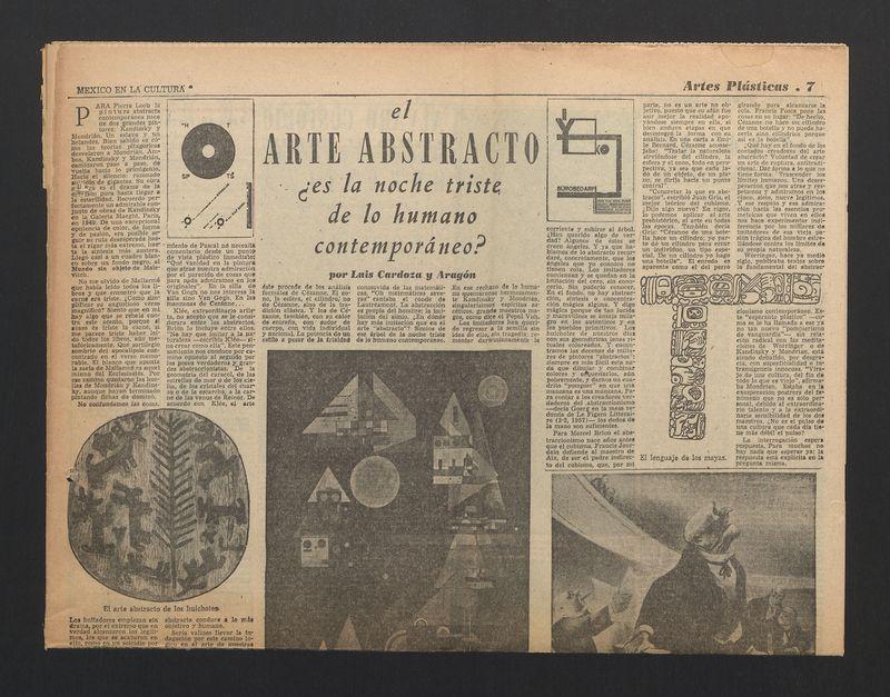 El Arte Abstracto. Es la noche triste de lo humano contemporaneo?