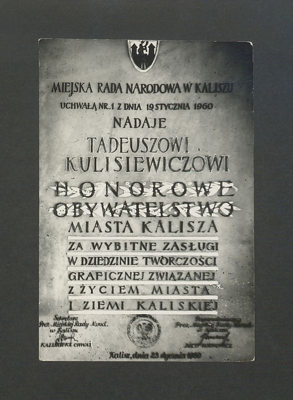 Tadeusz Kulisiewicz, fotografia