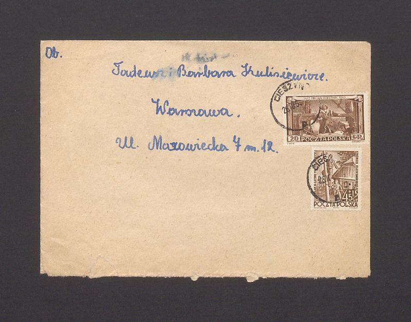 Koperta, nad. Łojas Barbara