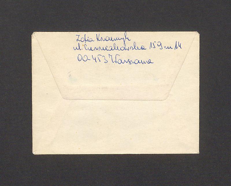 Koperta, nad. Zofia Krawczyk