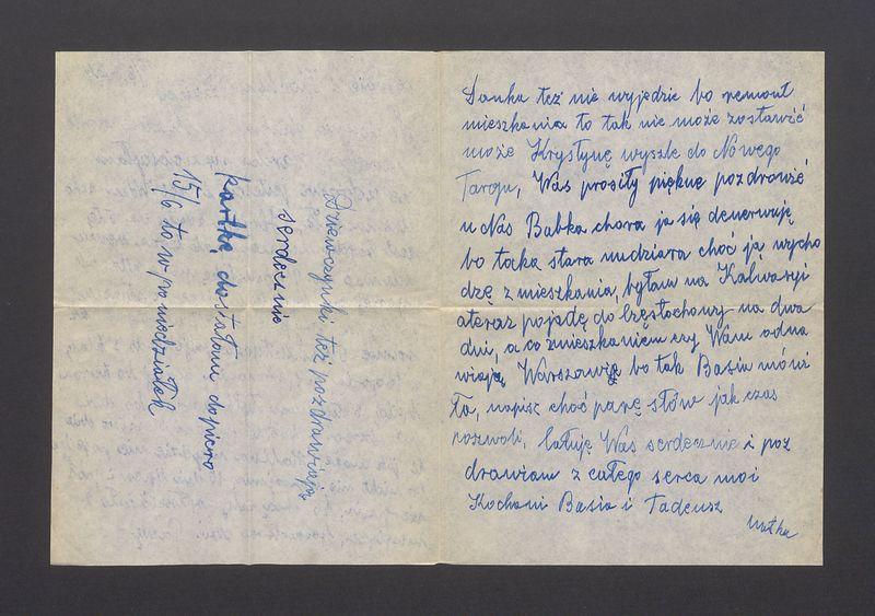 Drogie i Kochane Dzieci serdecznie dziękuję za śliczną kartkę [...]