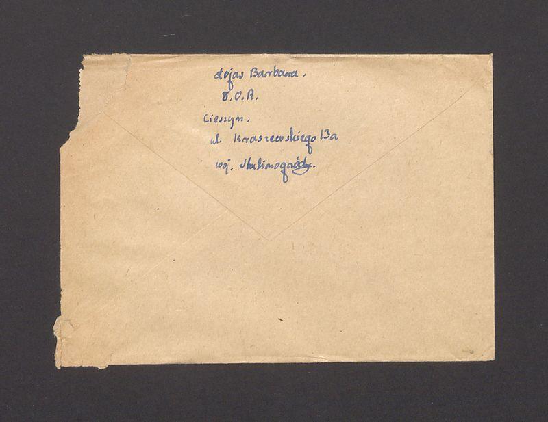 Koperta, nad. Łojas Barbara