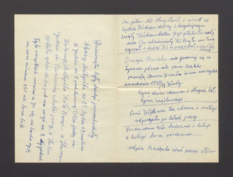 Drogie i Kochane Moje Dzieci Serdecznie Was pozdrawiam i piszę [...]