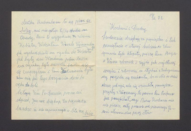 Kochani i Drodzy Serdecznie dziękuję za pieniądze [...]