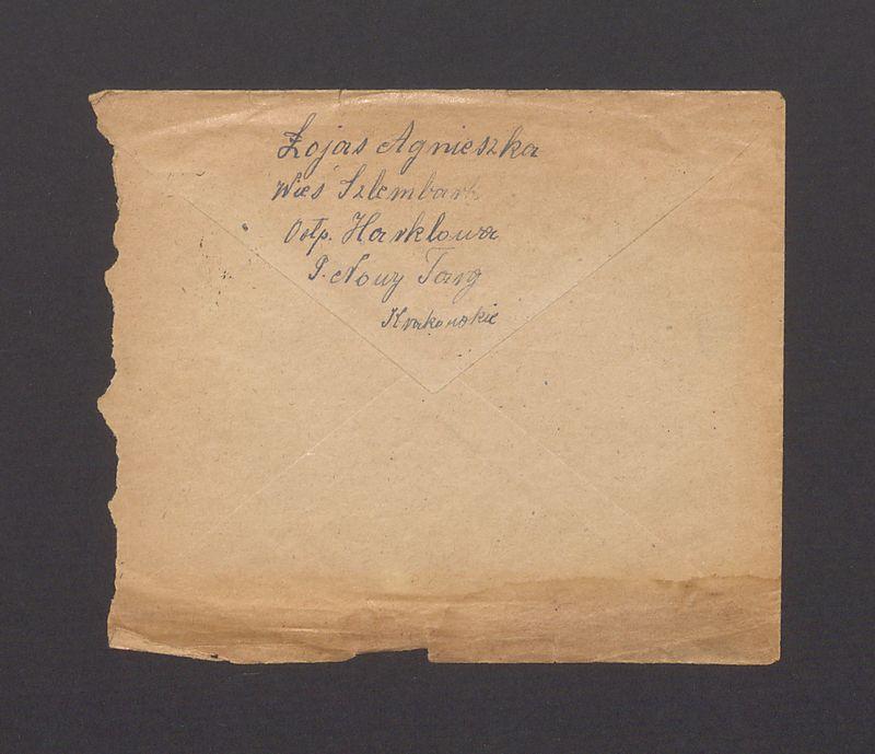 Koperta, nad. Łojas Agnieszka