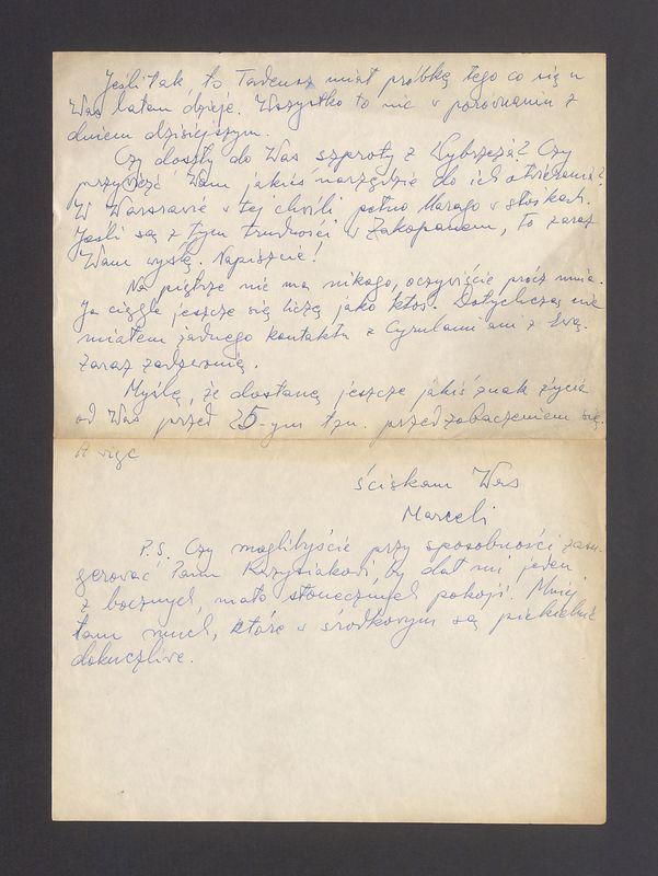 Kochani! W pierwszych słowach mojego listu [...]