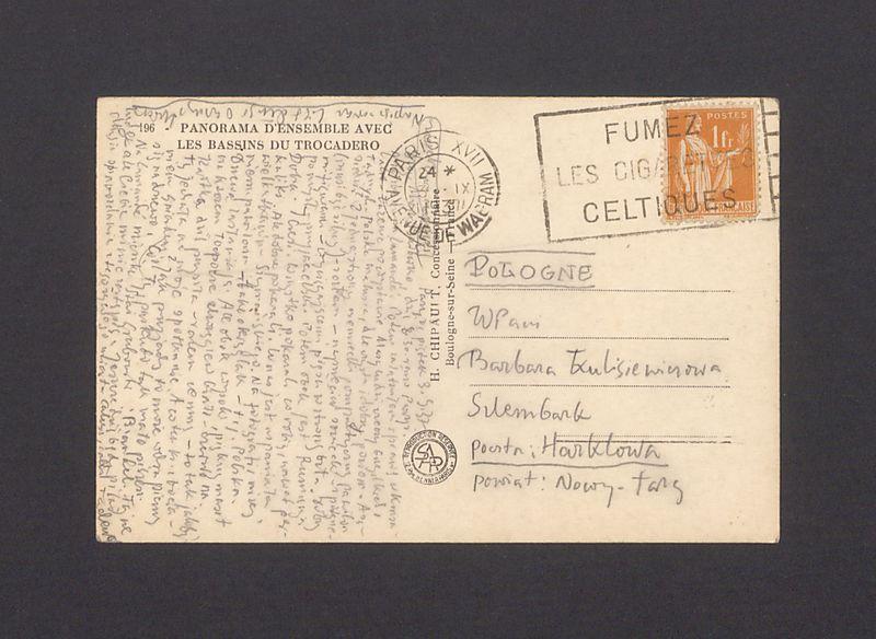 Droga Moja Barbarko, dziś 8.30 Paryż [...]