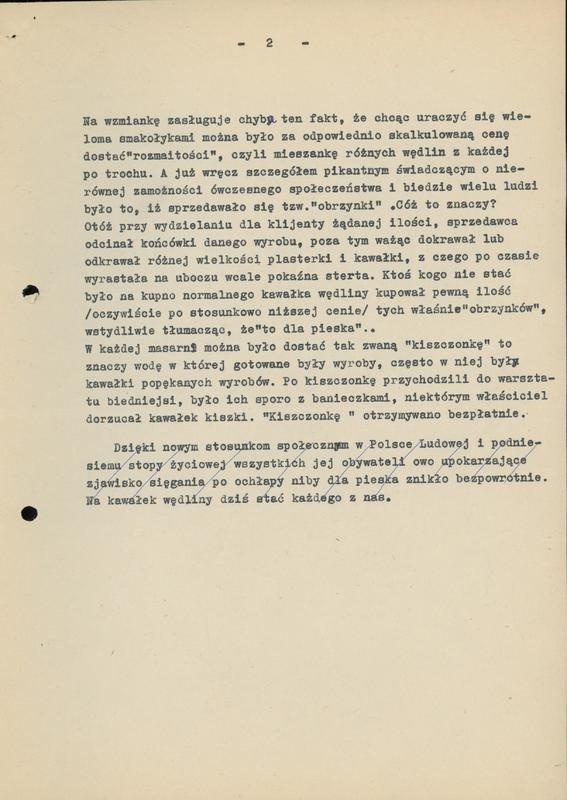 Dawny handel mięsno-wędliniarski w Kaliszu
