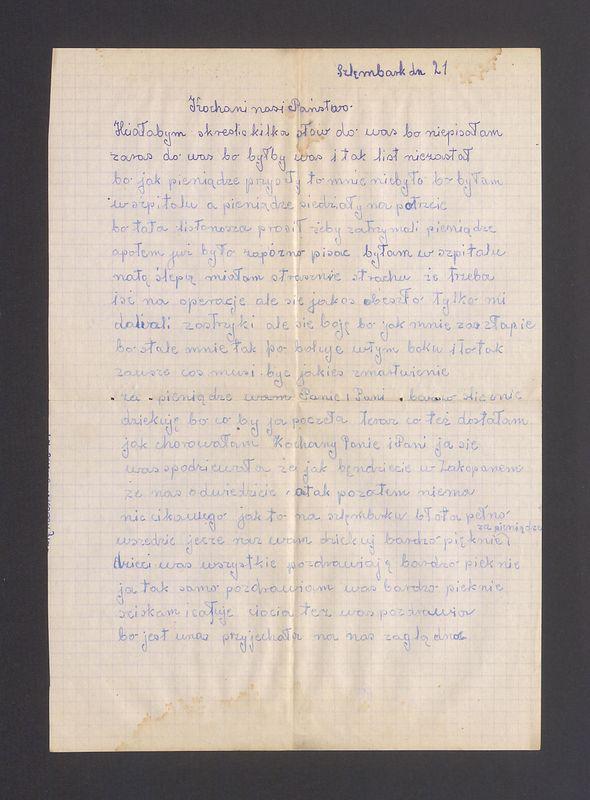 Kochani nasi Państwo. Hciałabym skreślić kilka słów do was [...]