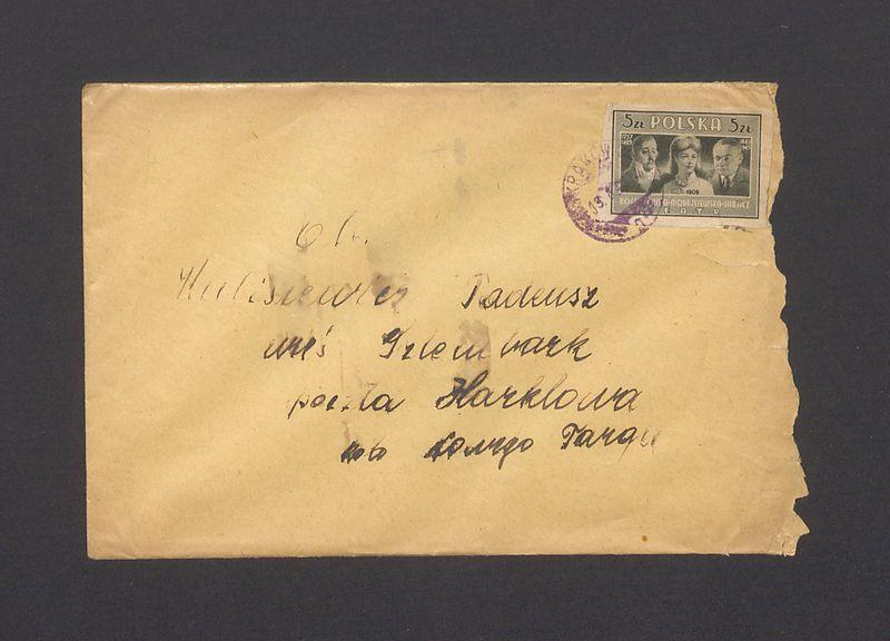 Koperta, adr. Kulisiewicz Tadeusz