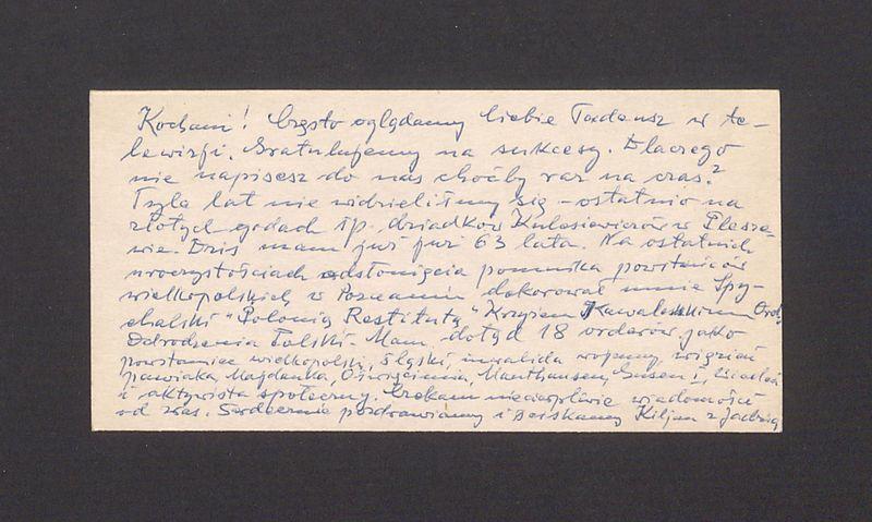 Serdeczne życzenia imieninowe [...]