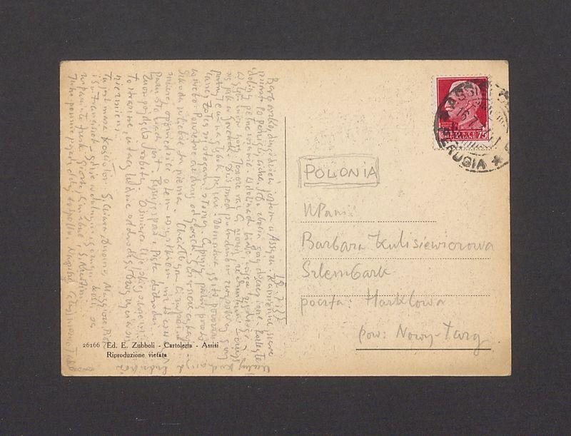 Barbarko, drugi dzień jestem w Asyżu [...]