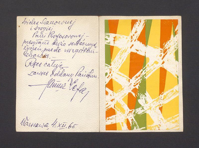 Wielce Szanownej i Drogiej Pani Profesorowej - przesyłam dużo serdecznych życzeń [...]