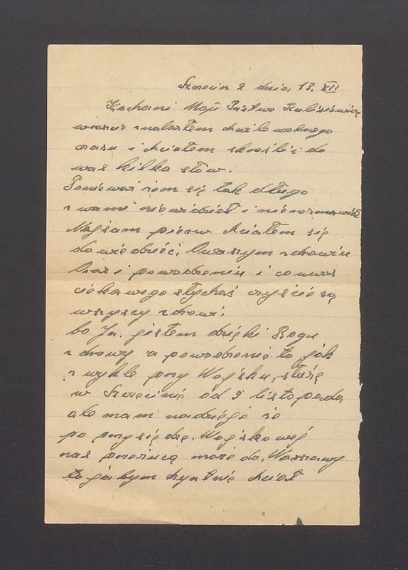 Kochani Moi Państwo Kulisiewicze wreszcie znalazłem chwilę wolnego [...]