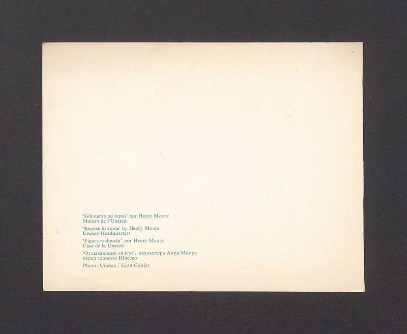 Silhouette au repos par Henry Moore