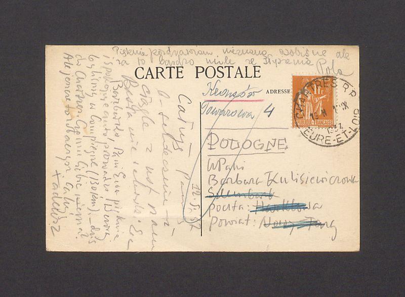 Całuję Panią b. serdecznie [...]